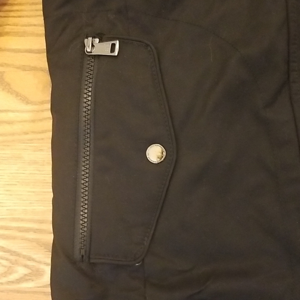 Madison Black Ski Jacket with Faux Fur Hood - Picture 5 of 15